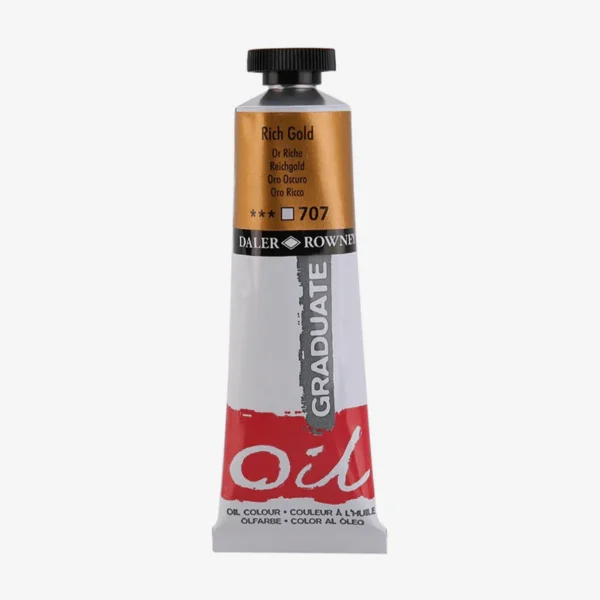 Daler Rowney Graduate Metallic Oil Paint Tubes